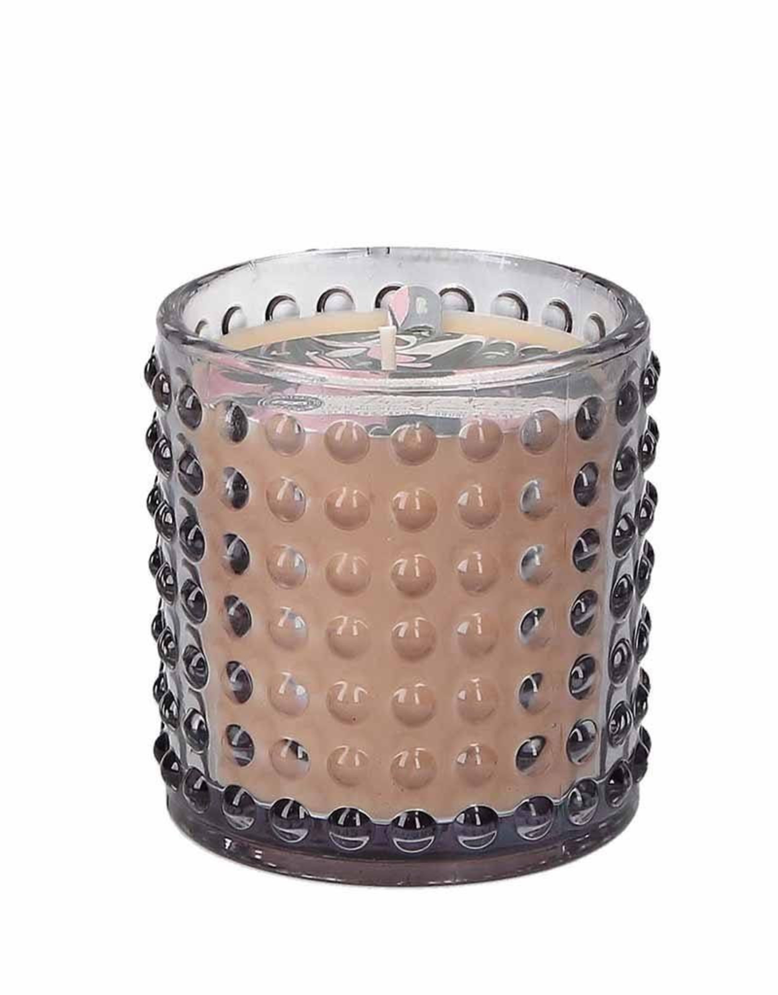 bridgewater sweet grace - #031 candle in hobnail glass