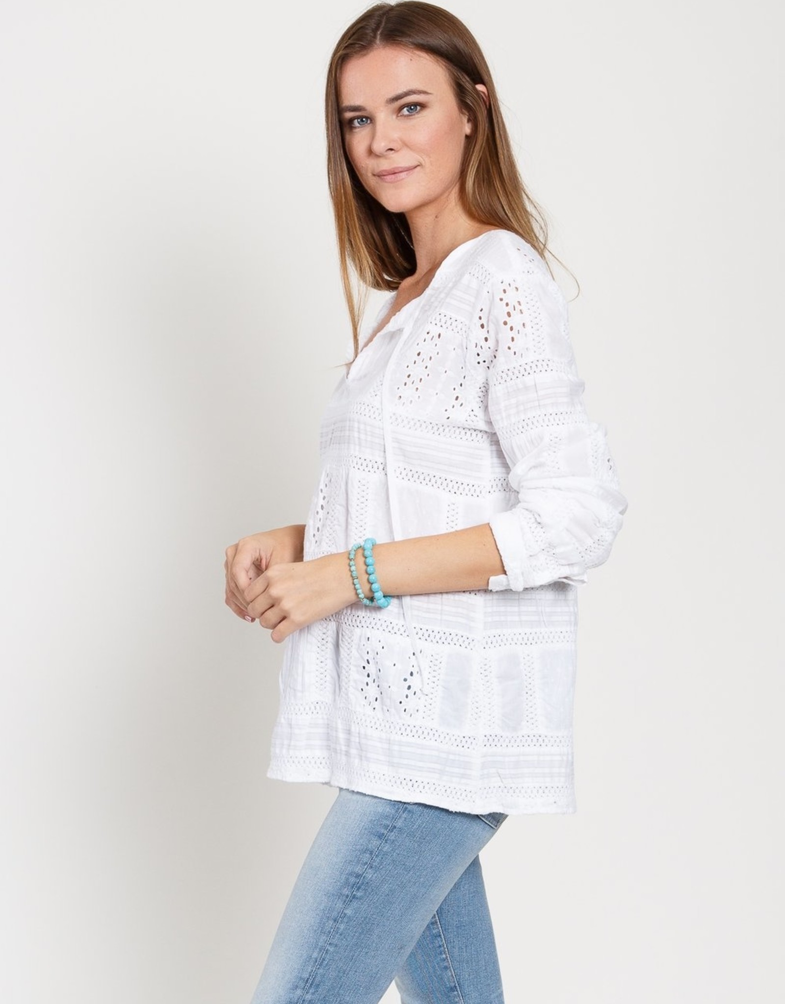 dylan paige patchwork tunic