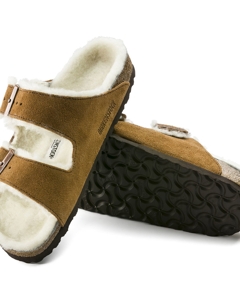 Arizona Shearling Suede Leather Mink Birkenstock CANADA Melanie X Boutiques