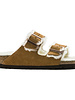 Birkenstock Arizona Shearling Suede Leather Mink