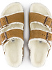 Birkenstock Arizona Shearling Suede Leather Mink