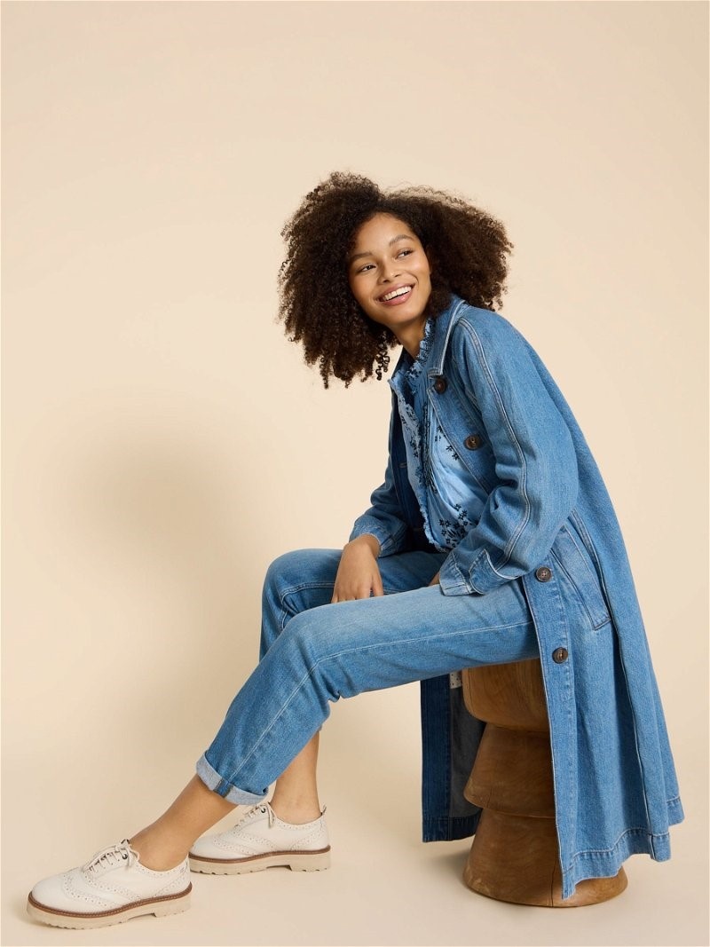 White stuff denim best sale jacket