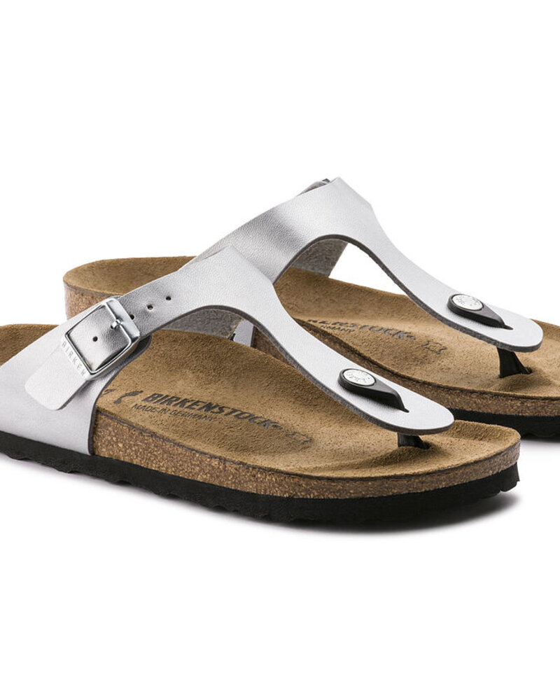Birkenstock Gizeh birko-flor silver