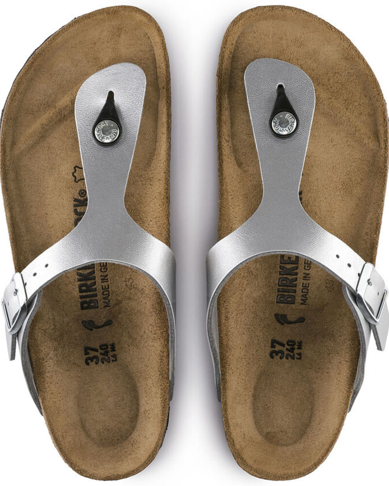 Birkenstock Gizeh birko-flor silver