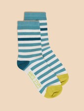 White Stuff Femme Stripe Ankle Sock