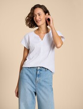 White Stuff Femme Nelly Embroidered Tee
