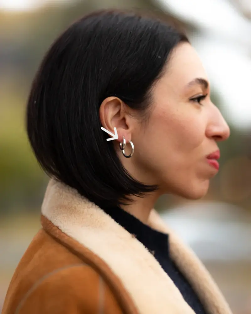 SMALL ARGENTO HOOPS