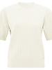 YAYA Cable round neckline sweater