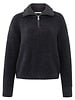 YAYA Boucle sweater with rib details