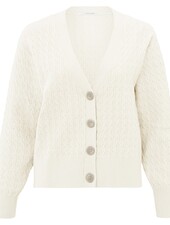 YAYA Cable cardigan ls