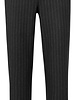 YAYA Soft pinstripe pantalon with straight leg and turn up