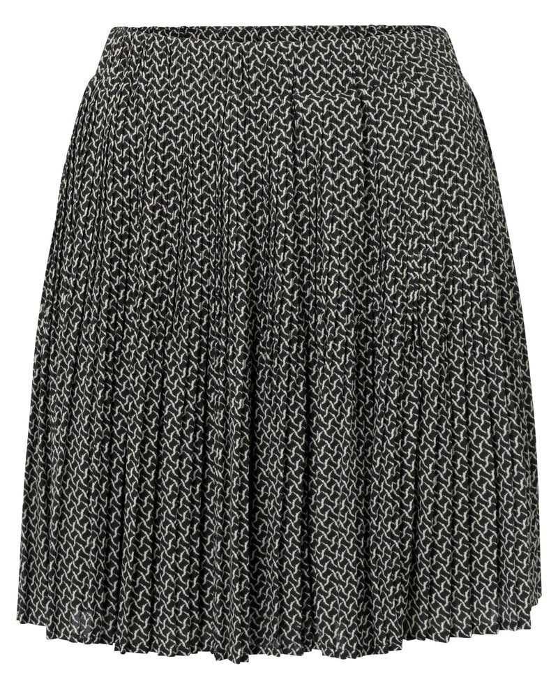 YAYA Skirt large en jersey avec plis et ceinture élastique