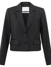 YAYA Blazer en satin tissé