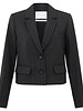 YAYA Short soft pinstripe blazer