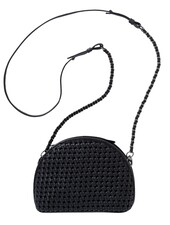 YAYA Knotted Oval Leather Bag