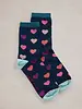 White Stuff Femme STRIPED HEART ANKLE SOCK