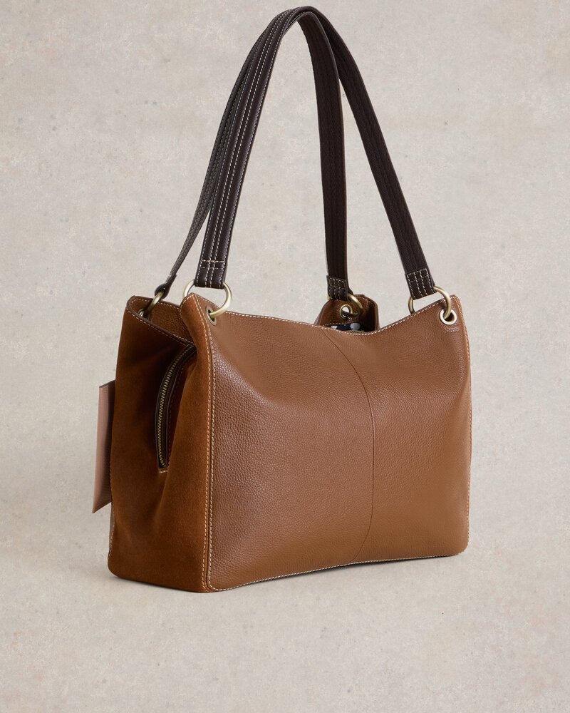 White Stuff Femme FARRAH LEATHER TOTE BAG