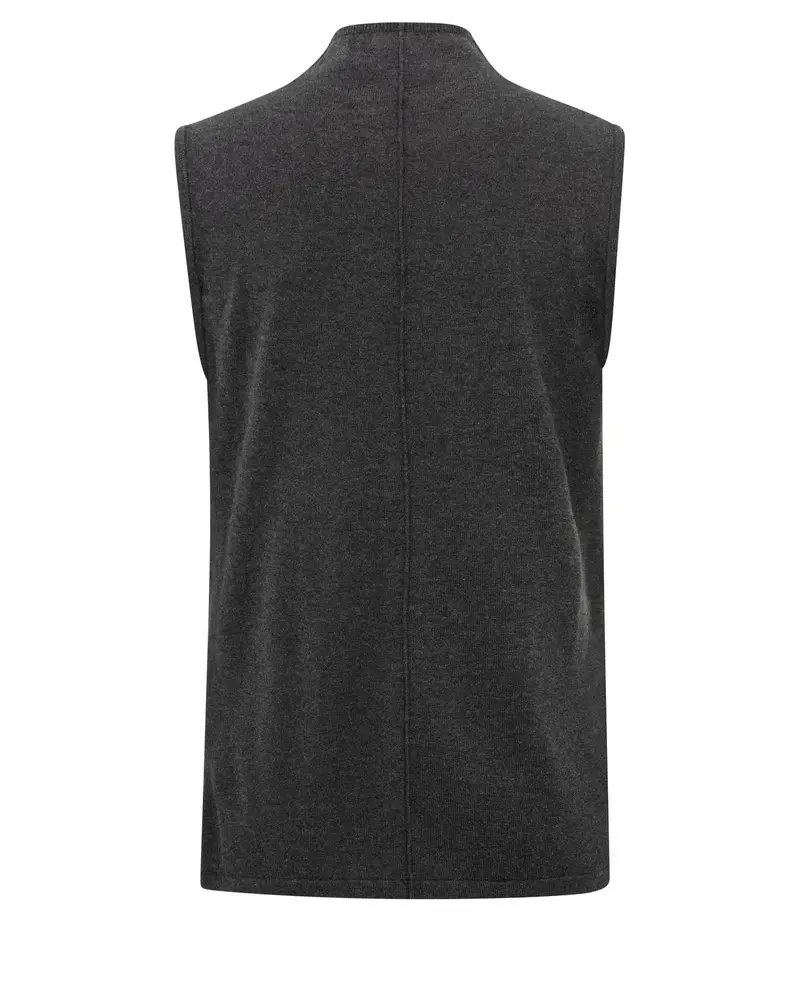 YAYA Sleeveless high neckline sweater