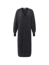 YAYA V-neck knitted dress ls