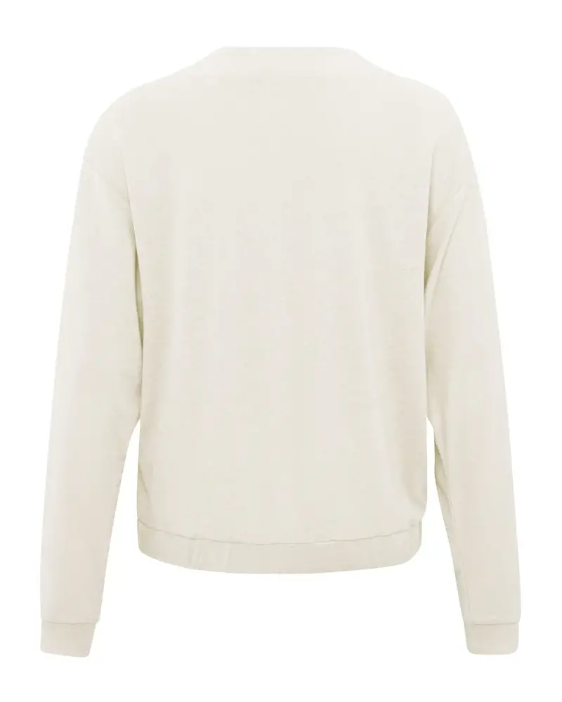 YAYA Long sleeve v-neck top with elastic waist