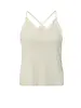 YAYA Rib singlet with woven details