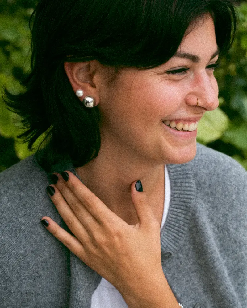 CUPOLA SILVER EARRINGS
