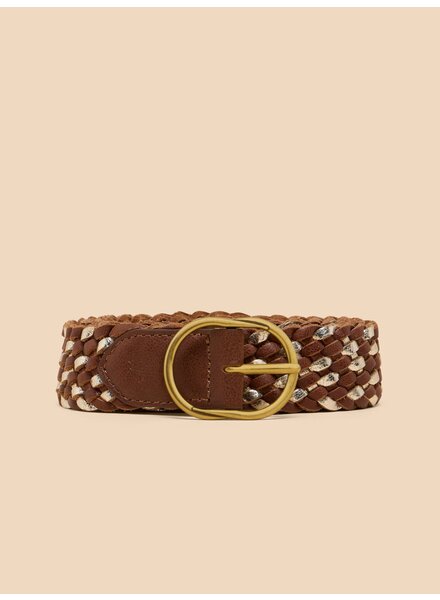 Leather weave belts sale