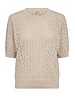 Mos Mosh MMKARIN MARISOL SS LINEN KNIT