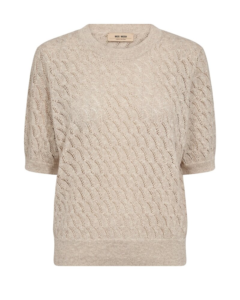 Mos Mosh MMKARIN MARISOL SS LINEN KNIT