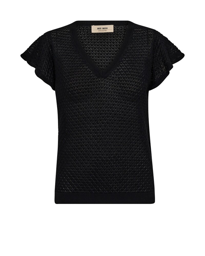 Mos Mosh MMGANNA PATTERN V-NECK KNIT