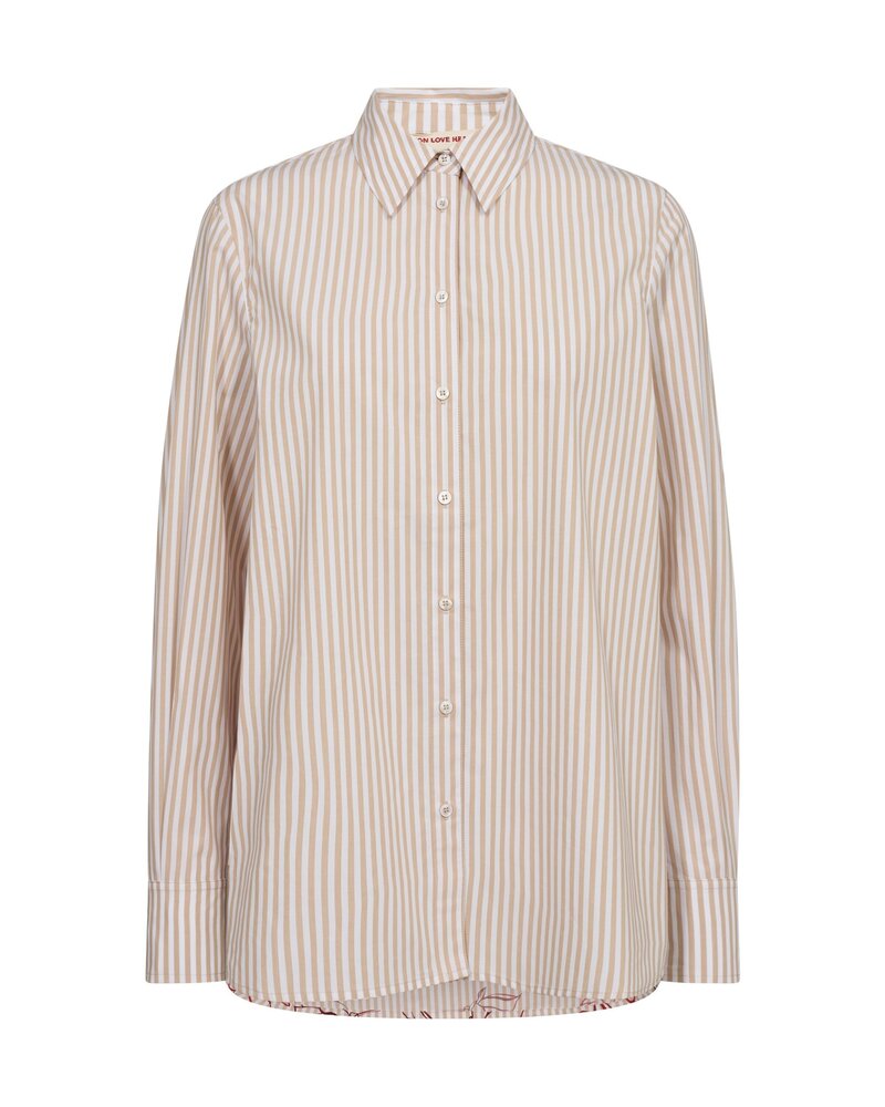 Mos Mosh MMELINDA LEAFY STRIPE SHIRT