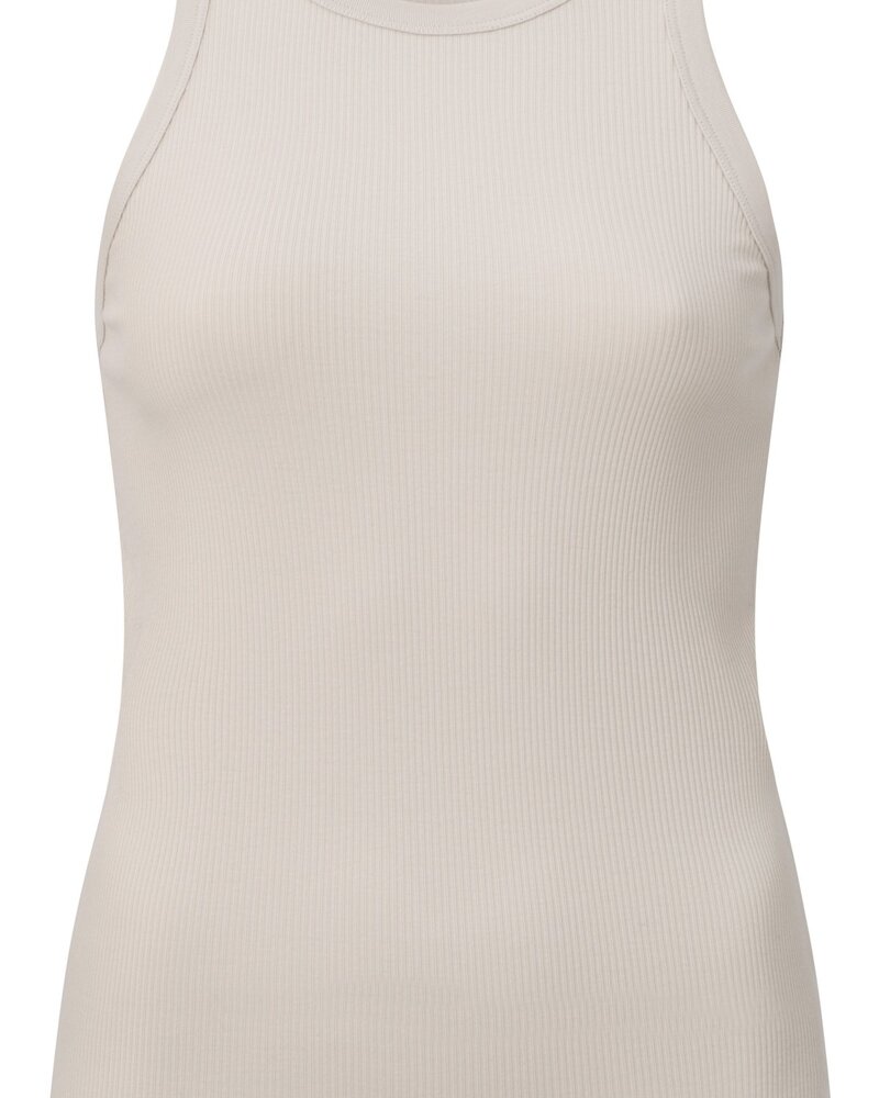 YAYA RIBBED SINGLET