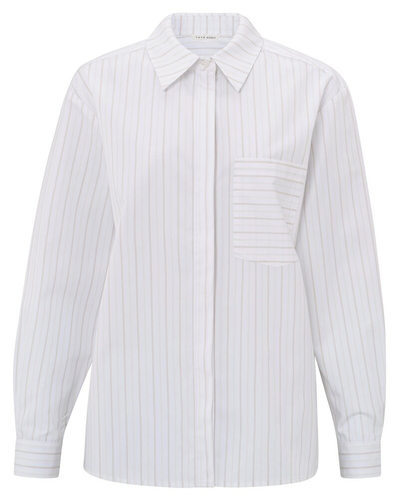 YAYA STRIPED BLOUSE