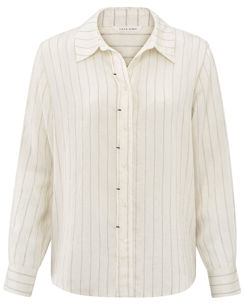 YAYA PINSTRIPE  BLOUSE