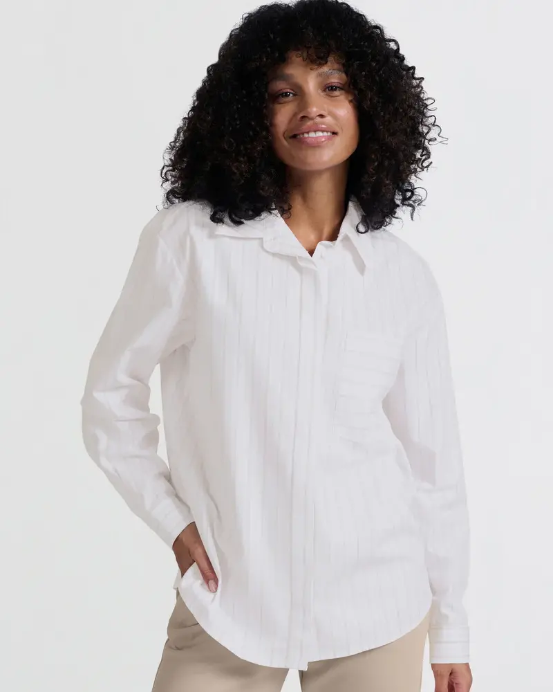 YAYA STRIPED BLOUSE