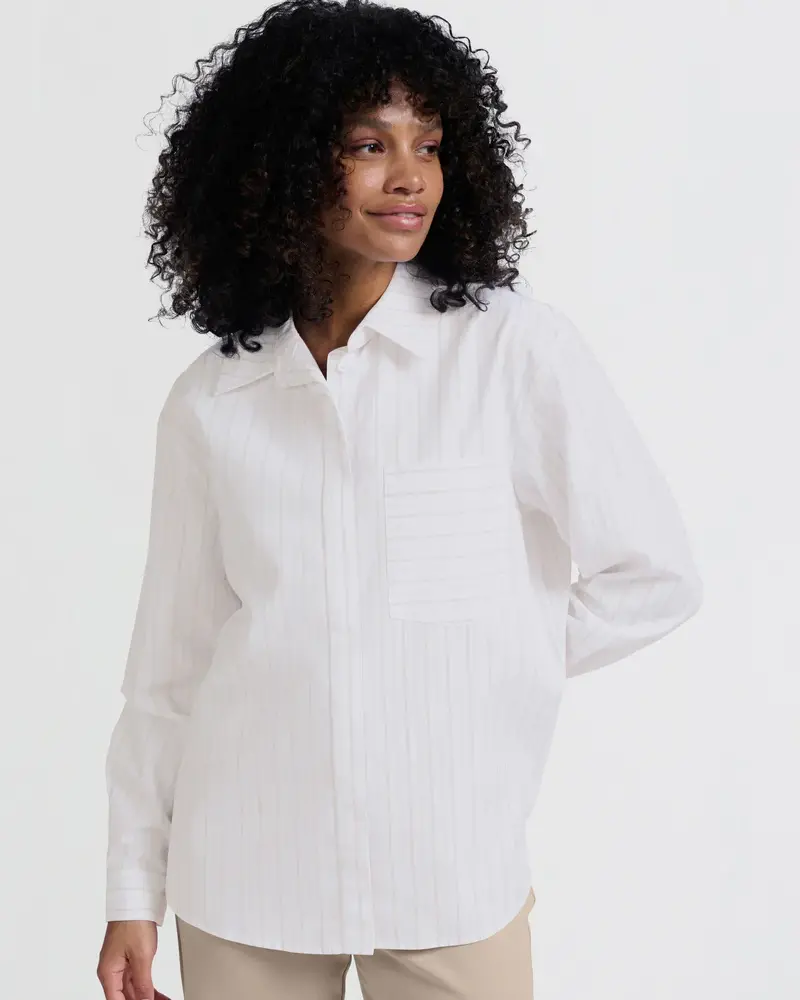 YAYA STRIPED BLOUSE