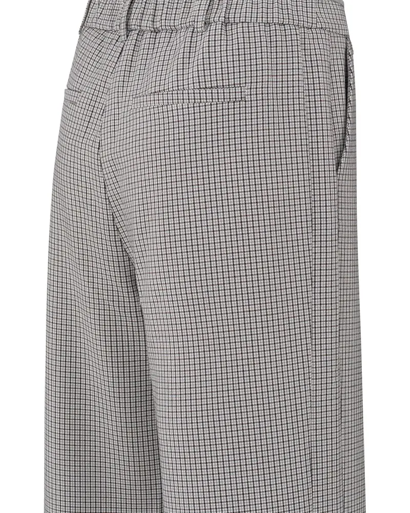 YAYA CHECK PATTERN TROUSERS