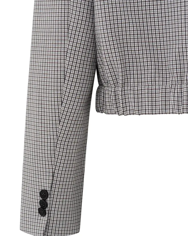 YAYA CHECK PATTERN BLAZER