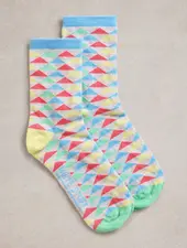 White Stuff Femme GEO SOCK