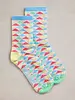 White Stuff Femme GEO SOCK