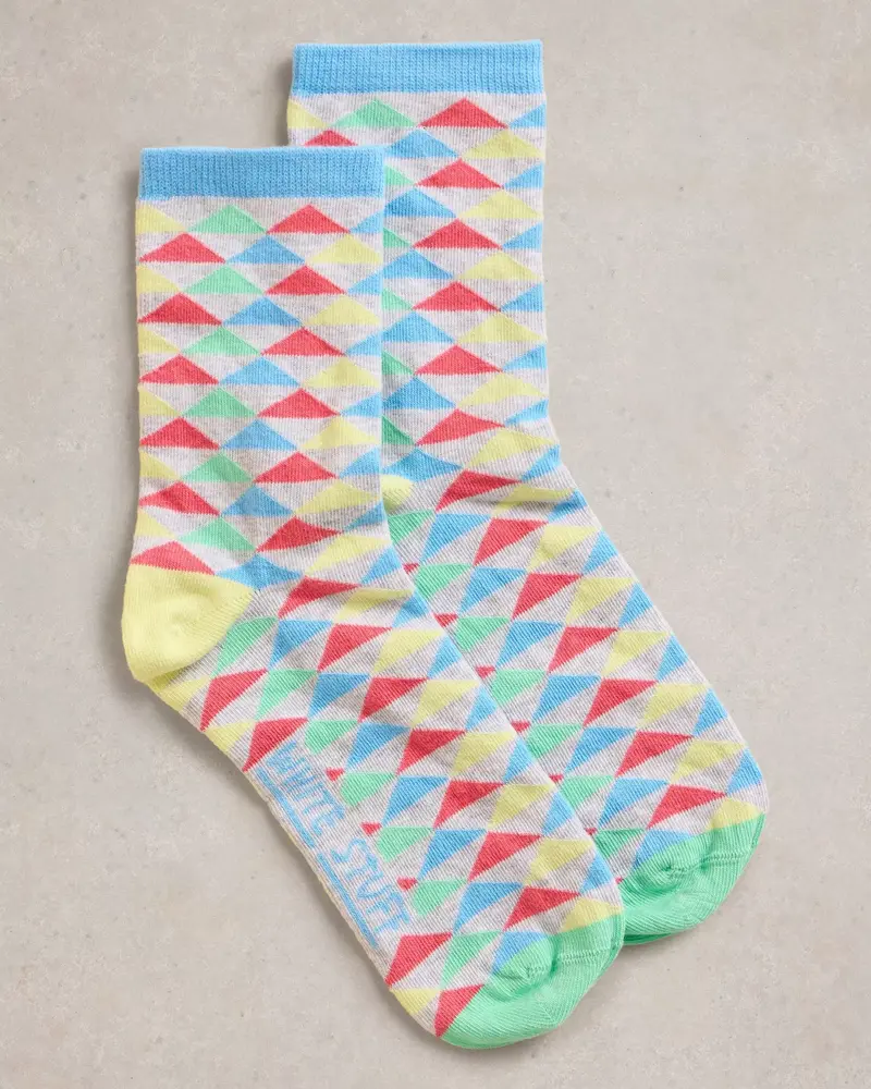 White Stuff Femme GEO SOCK