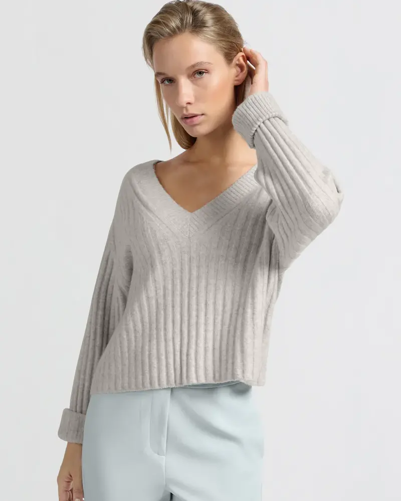YAYA RIBBED SWEATER