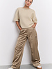 YAYA SATIN EFFECT TROUSERS