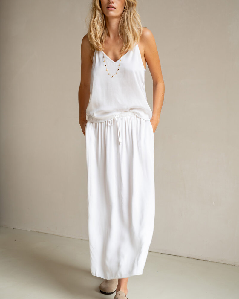 Penn & ink JUPE MAXI SATINÉ