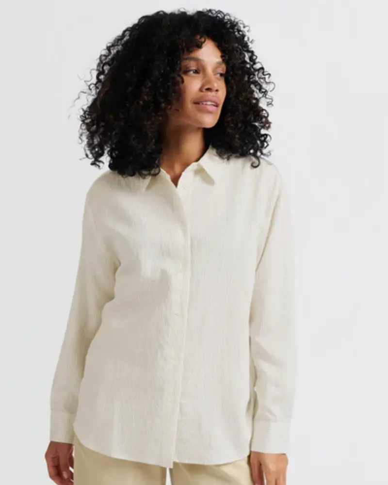 YAYA  PINSTRIPE SHIRT