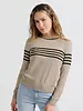 YAYA STRIPE SWEATER
