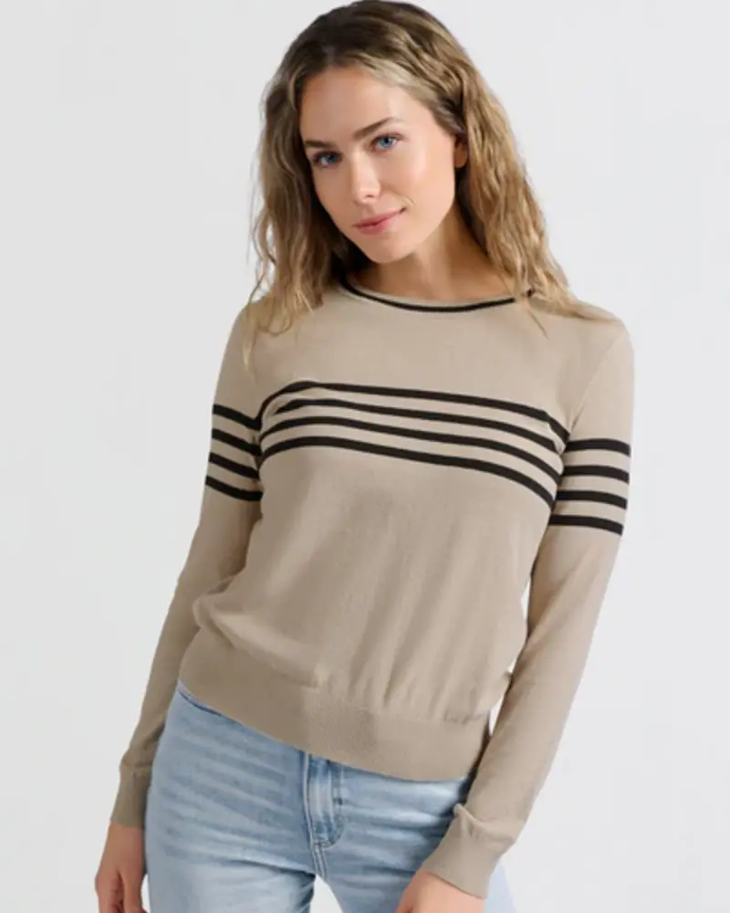 YAYA STRIPE SWEATER