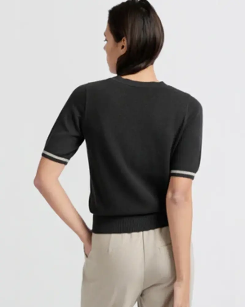 YAYA SHORT SLEEVE SWEATER