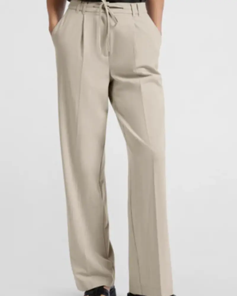 YAYA PINSTRIPE WIDE TROUSER