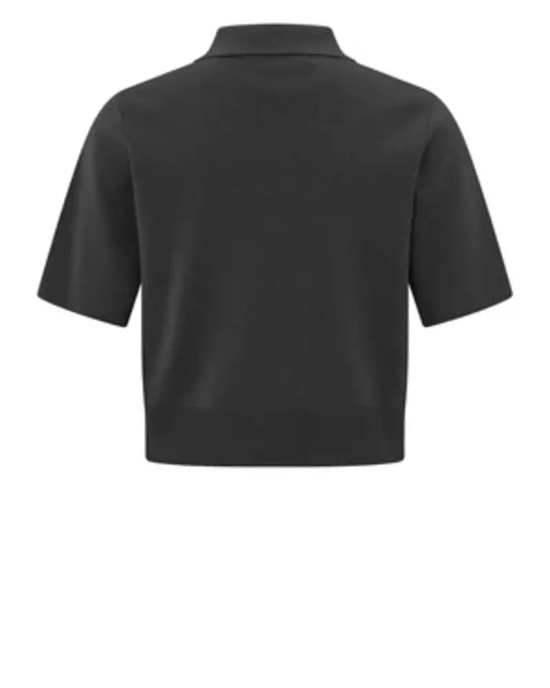 YAYA CARDIGAN À MANCHES COURTES